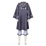 Kunon the Sorcerer Can See Cosplay Costume Kunon Gurion Gray Outfit Adult Female Halloween Carnival Costume