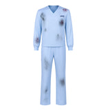 Lanterns Cosplay Costume John Stewart  Blue Outfit Adult Male Halloween Carnival Costume