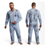 Lanterns Cosplay Costume Technician Gray Outfit Adult Male Halloween Carnival Costume