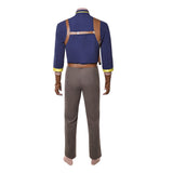 Lawson Cosplay Costume Blue Shirt Outfit Adult Male Halloween Carnival Costume