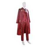 Limbus Company Cosplay Costume Lei Heng Red Outfit Adult Male Halloween Carnival Costume