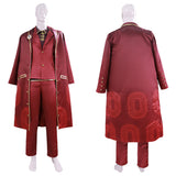 Limbus Company Cosplay Costume Lei Heng Red Outfit Adult Male Halloween Carnival Costume