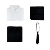 Limbus Company Cosplay Costume Rien Black Suit Adult Male Halloween Carnival Costume