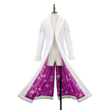 Live-Action Cosplay Costume Niko Robin White Trench Coat Adult Female Halloween Carnival Costume