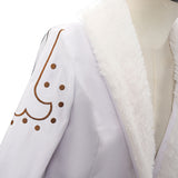Live-Action Cosplay Costume Niko Robin White Trench Coat Adult Female Halloween Carnival Costume