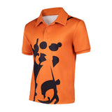 Live-Action Cosplay Costume Sanji Orange Top Adult Male Halloween Carnival Costume