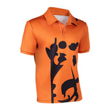Live-Action Cosplay Costume Sanji Orange Top Adult Male Halloween Carnival Costume