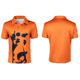 Live-Action Cosplay Costume Sanji Orange Top Adult Male Halloween Carnival Costume