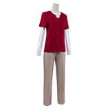 Live-Action Cosplay Costume Sanji Red Outfit Adult Male Halloween Carnival Costume