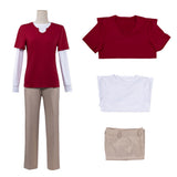 Live-Action Cosplay Costume Sanji Red Outfit Adult Male Halloween Carnival Costume