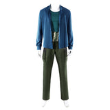 Live-Action Cosplay Costume Zorro Blue Outfit Adult Male Halloween Carnival Costume