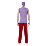 Live-Action Usopp Cosplay Costume Purple Outfit Adult Male Halloween Carnival Costume