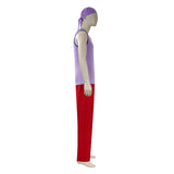 Live-Action Usopp Cosplay Costume Purple Outfit Adult Male Halloween Carnival Costume