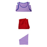Live-Action Usopp Cosplay Costume Purple Outfit Adult Male Halloween Carnival Costume