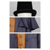Lord of Mysteries Cosplay Costume Klein Moretti Blue Trench Coat Set Adult Male Halloween Carnival Costume