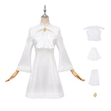 Louis Arneb Cosplay Costume White Dress Adult Female Halloween Carnival Costume