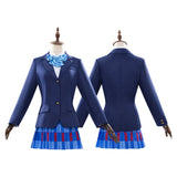 LoveLive Cosplay Costume Minami Kotori Blue School Uniform Adult Female Halloween Carnival Costume
