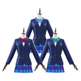 LoveLive Cosplay Costume Minami Kotori Blue School Uniform Adult Female Halloween Carnival Costume