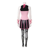 Lucy Steel Cosplay Costume Pink Outfit  Adult Female Halloween Carnival Costume