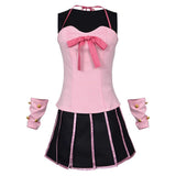 Lucy Steel Cosplay Costume Pink Outfit Adult Female Halloween Carnival Costume
