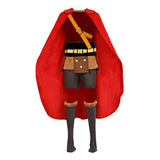 Luffy Cosplay Costume Elbaf Arc Red Outfit Adult Male Halloween Carnival Costume
