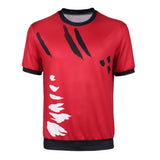 Luffy Cosplay Costume Red T-shirt Adult Male Halloween Carnival Costume