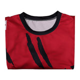 Luffy Cosplay Costume Red T-shirt Adult Male Halloween Carnival Costume