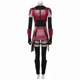 Luke Castellan Red Outfit Adult Female Halloween Carnival Costume