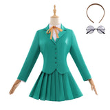 Magic Knight Rayearth Cosplay Costume Fuu Hououji Green Outfit Adult Female Halloween Carnival Costume