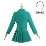 Magic Knight Rayearth Cosplay Costume Fuu Hououji Green Outfit Adult Female Halloween Carnival Costume