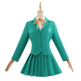Magic Knight Rayearth Cosplay Costume Fuu Hououji Green Outfit Adult Female Halloween Carnival Costume