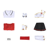 Magic Knight Rayearth Cosplay Costume Hikaru Shidou Red Outfit Adult Female Halloween Carnival Costume