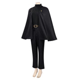 Maki Zenin Cosplay Costume Black Cape Style Outfit Adult Female Halloween Carnival Costume