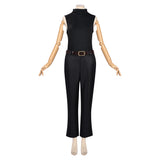 Maki Zenin Cosplay Costume Black Cape Style Outfit Adult Female Halloween Carnival Costume