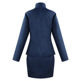 Maki Zenin Cosplay Costume Blue Outfit Adult Female Halloween Carnival Costume