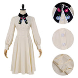 Marriage Toxin Cosplay Costume Mei Kinosaki White Dress Adult Female Halloween Carnival Costume