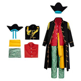 Marshall D. Teach Cosplay Costume Red Outfit Adult Male Halloween Carnival Costume