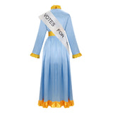 Mary Poppins Cosplay Costume Blue Outfit Adult Female Halloween Carnival Costume