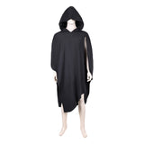 Maul Cosplay Costume Black Hooded Cloak Adult Male Halloween Carnival Costume