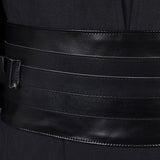 Maul Cosplay Costume Black Hoodless Combat Suit Adult Male Halloween Carnival Costume