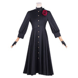 May I Ask for One Final Thing Cosplay Costume  Scarlet El Vandimion Black Dress Cosplay Adult Female Halloween Carnival Costume