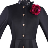 May I Ask for One Final Thing Cosplay Costume  Scarlet El Vandimion Black Dress Cosplay Adult Female Halloween Carnival Costume