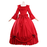 May I Ask for One Final Thing Cosplay Costume Scarlet El Vandimion Red Dress Cosplay Adult Female Halloween Carnival Costume