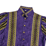 Medieval Renaissance Tudor Cosplay Costume Noble Prince Henry Purple Outfit Adult Male Halloween Carnival Costume