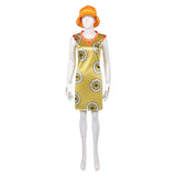 Miss Valentine Cosplay Costume Yellow Dress Adult Female Halloween Carnival Costume