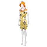 Miss Valentine Cosplay Costume Yellow Dress Adult Female Halloween Carnival Costume