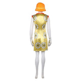 Miss Valentine Cosplay Costume Yellow Dress Adult Female Halloween Carnival Costume
