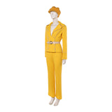 Miss Valentine Cosplay Costume Yellow Outfit Adult Female Halloween Carnival Costume