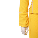 Miss Valentine Cosplay Costume Yellow Outfit Adult Female Halloween Carnival Costume