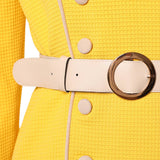 Miss Valentine Cosplay Costume Yellow Outfit Adult Female Halloween Carnival Costume